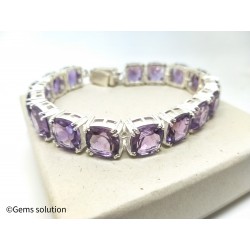 Bracelet en Améthystes...