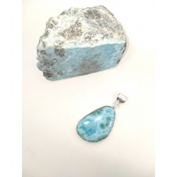 Pendentif en Larimar...